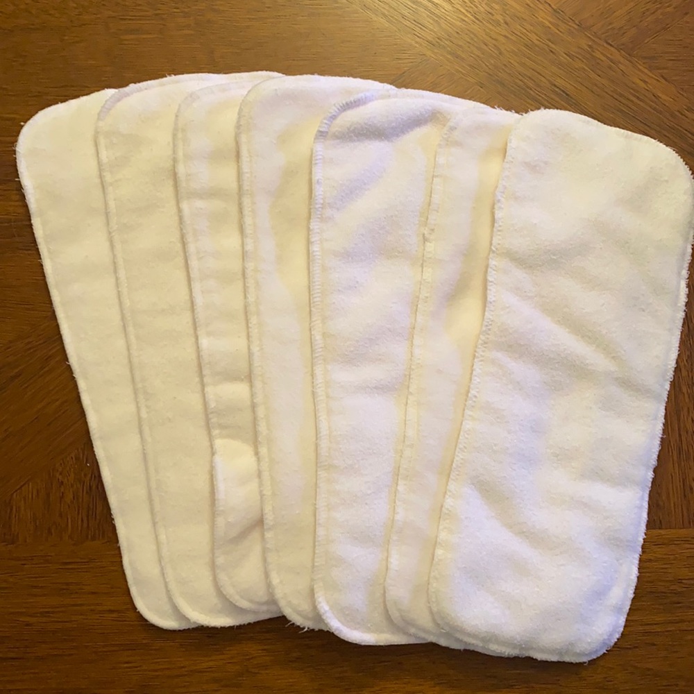 Noras nursery cloth diaper inserts, 7 count